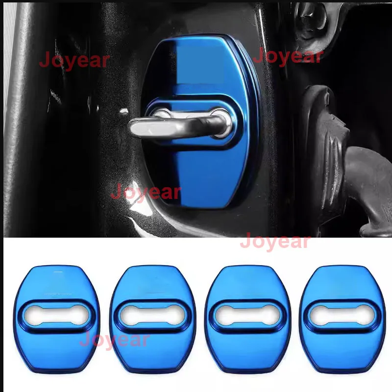 

For MG MG5 ZS HS 4Pcs Car Styling Car Door Lock Cover Auto Emblems Case Style Roadster Car Auto Chromium Accessories