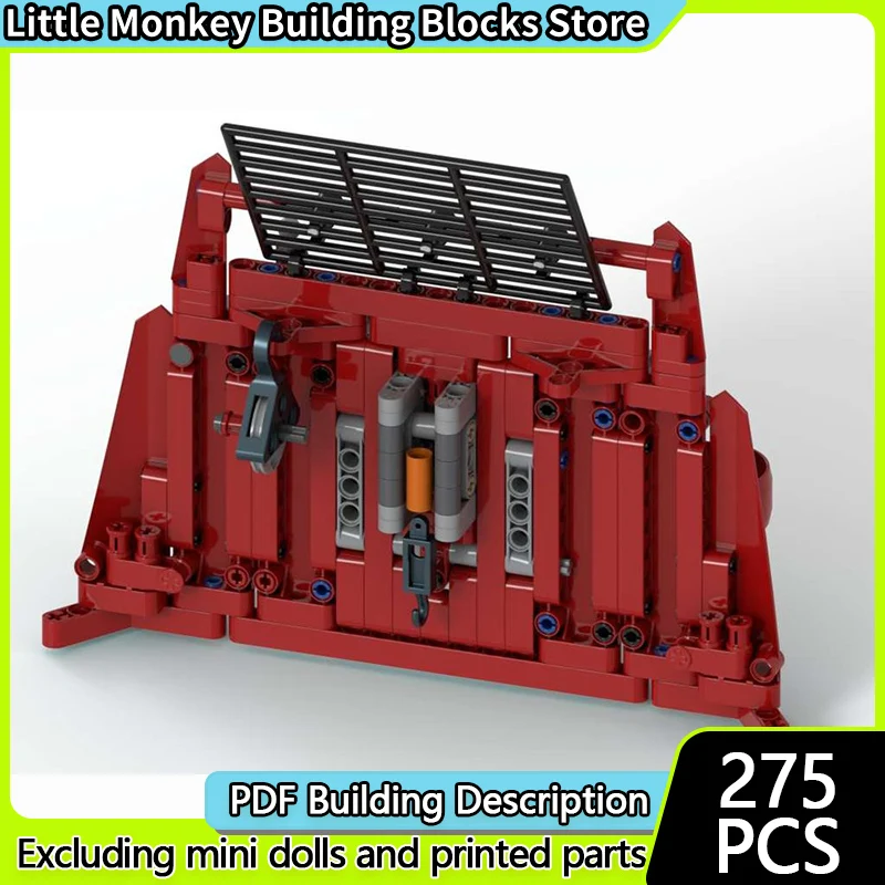 

City Car Model MOC Building Bricks Forest Winch Matched For Tractor Modular Technology Gifts Holiday Assemble Children Toys Suit