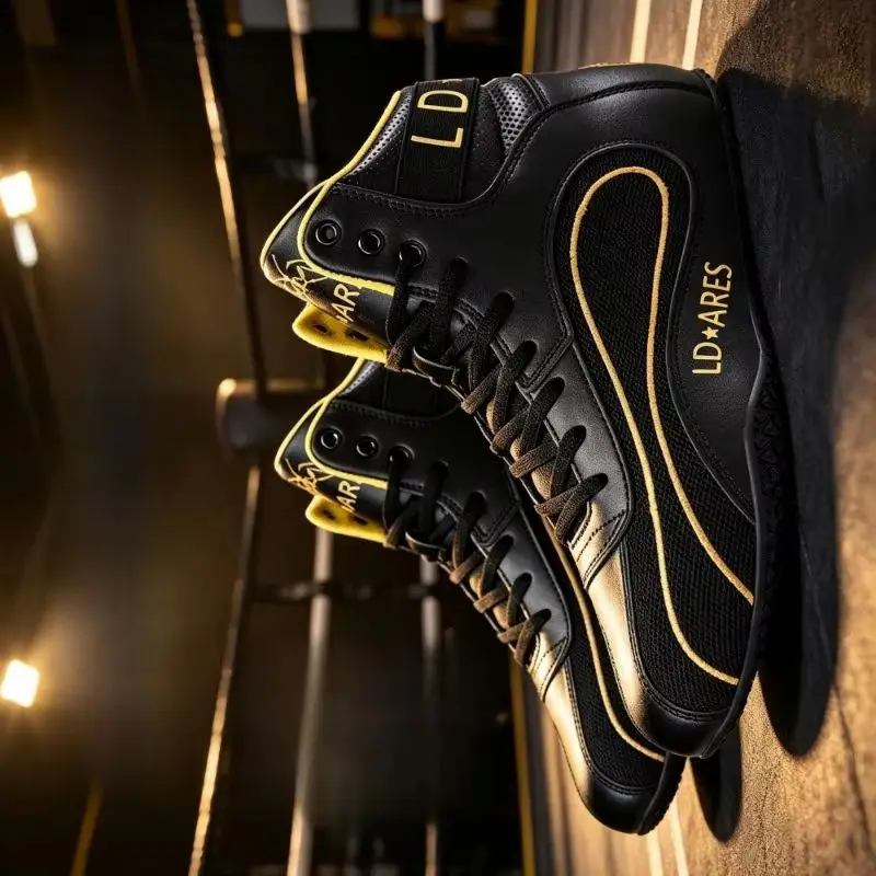 2026 New Trend Wrestling Boots Men Non-Slip Boxing Sneakers Men Big Size 47 Men Fighting Shoes Mid-Top Gym Training Shoe For Man