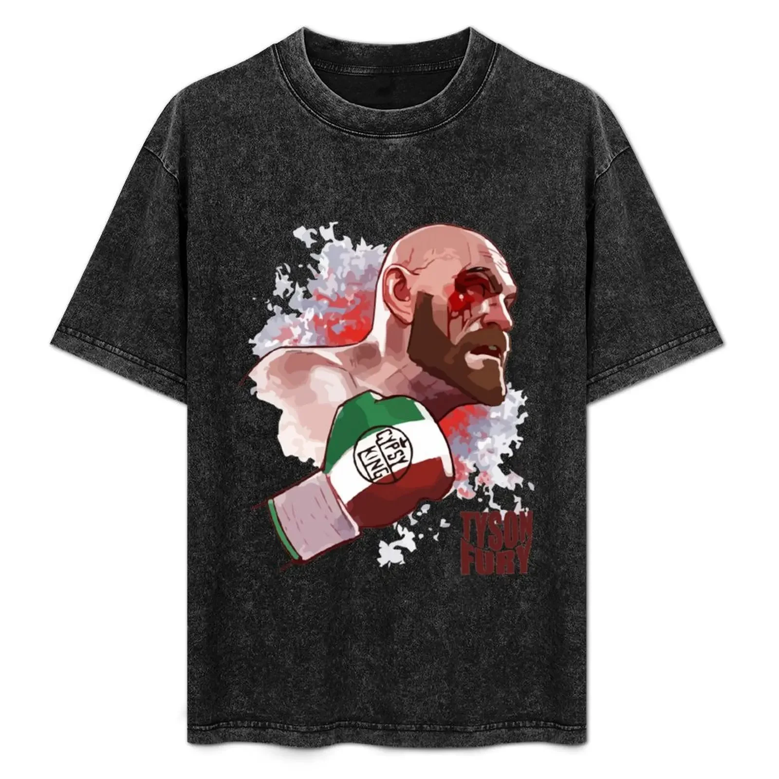Футболка King Tyson, роскошная дизайнерская эстетичная одежда, подарки для парня, простые черные футболки для мужчин