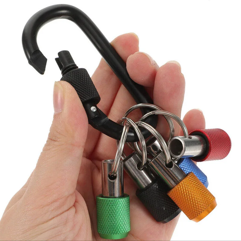 Hexagonal storage hook, electrician's high-altitude work tool, 1/4 hexagonal screwdriver, drill bit holder, keychain