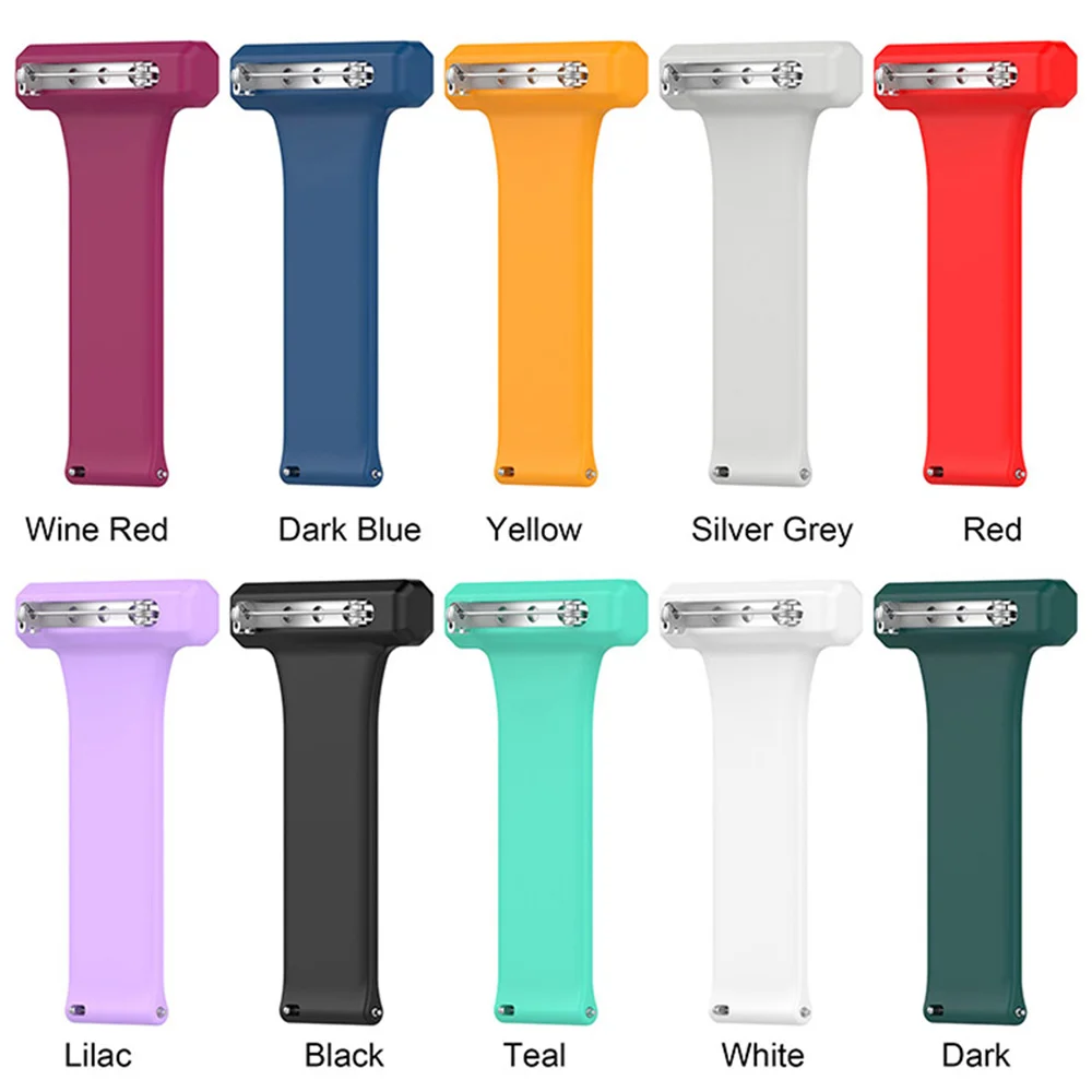 20MM Silicone Strap with Pin Band Nurse Strap Universal for Samsung Watch 4/ HONOR/ Amazfit /Garmin Watch