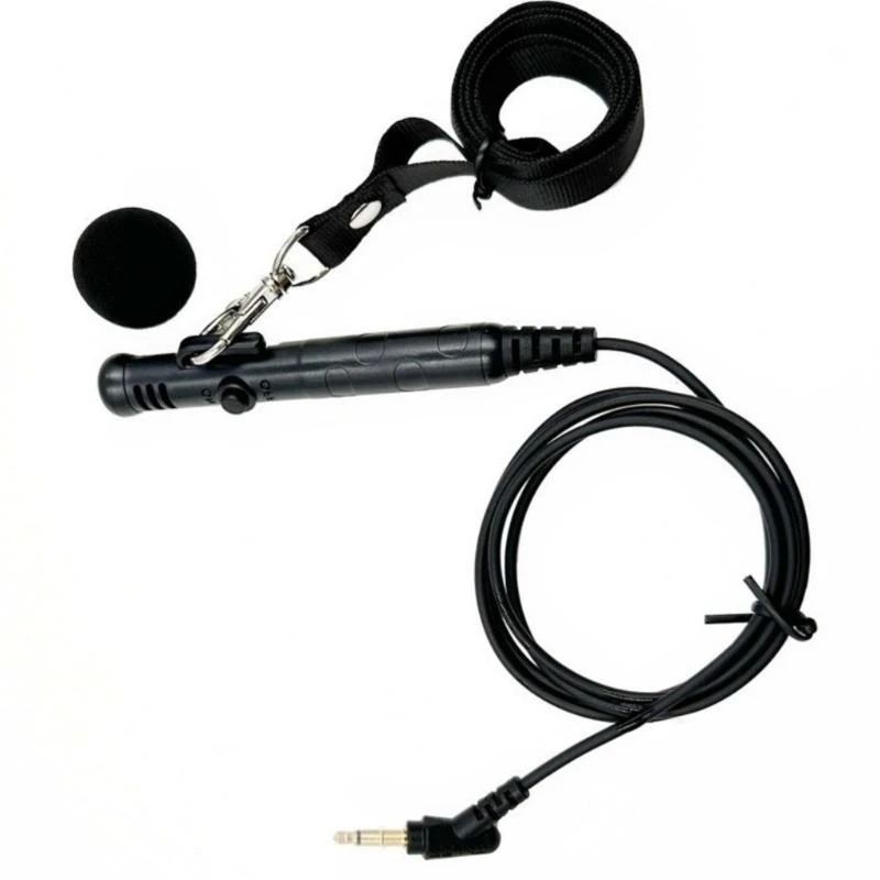 DXAB Dynamic Neck Microphone يعزز ميكروفون جولات الصوت مع غطاء الرغوة 1M كابل