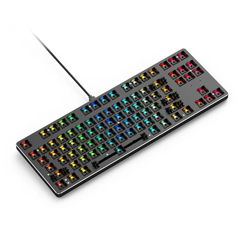 Imagem -04 - Teclado Mecânico Modular Glorioso-gmmk Interruptores Vermelhos Rgb Led Retroiluminado Tenkeyless 87 Chaves Hot Swap