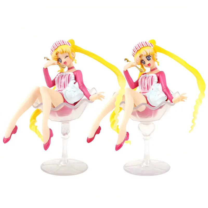 12cm Sailor Moon Anime Figures Tsukino Usagi Action Figurine Pvc Kawaii Cute Model Collection Statue Toy Christmas Gifts