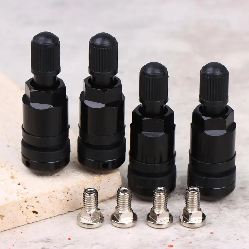 4Pcs Wheel Tyre Pressure Sensor Valve TPMS Stem Repair For Most Car Brands Durable Tire Pressure Sensor Monitoring System