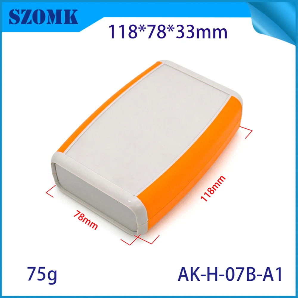 Custodia per batteria da 9v custodia portatile custodia portatile in plastica scatola per progetti da 118*78*33mm scatola per strumenti a guscio per