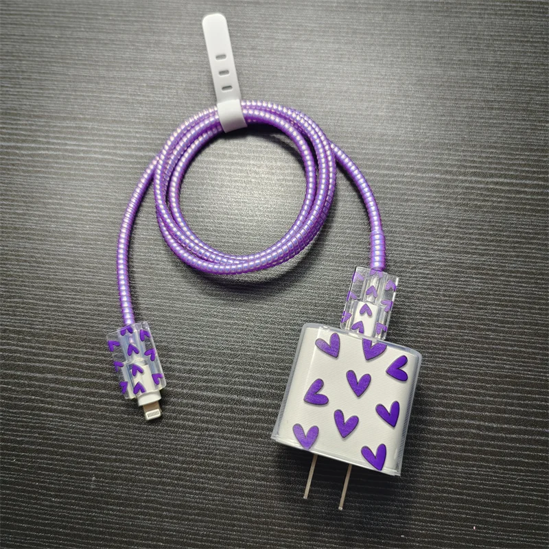 For iphone 18/20W Charger Protection Cover For Apple 11 12 13 14 Adapter Protector Case Shell Phone Accessories Cable Management