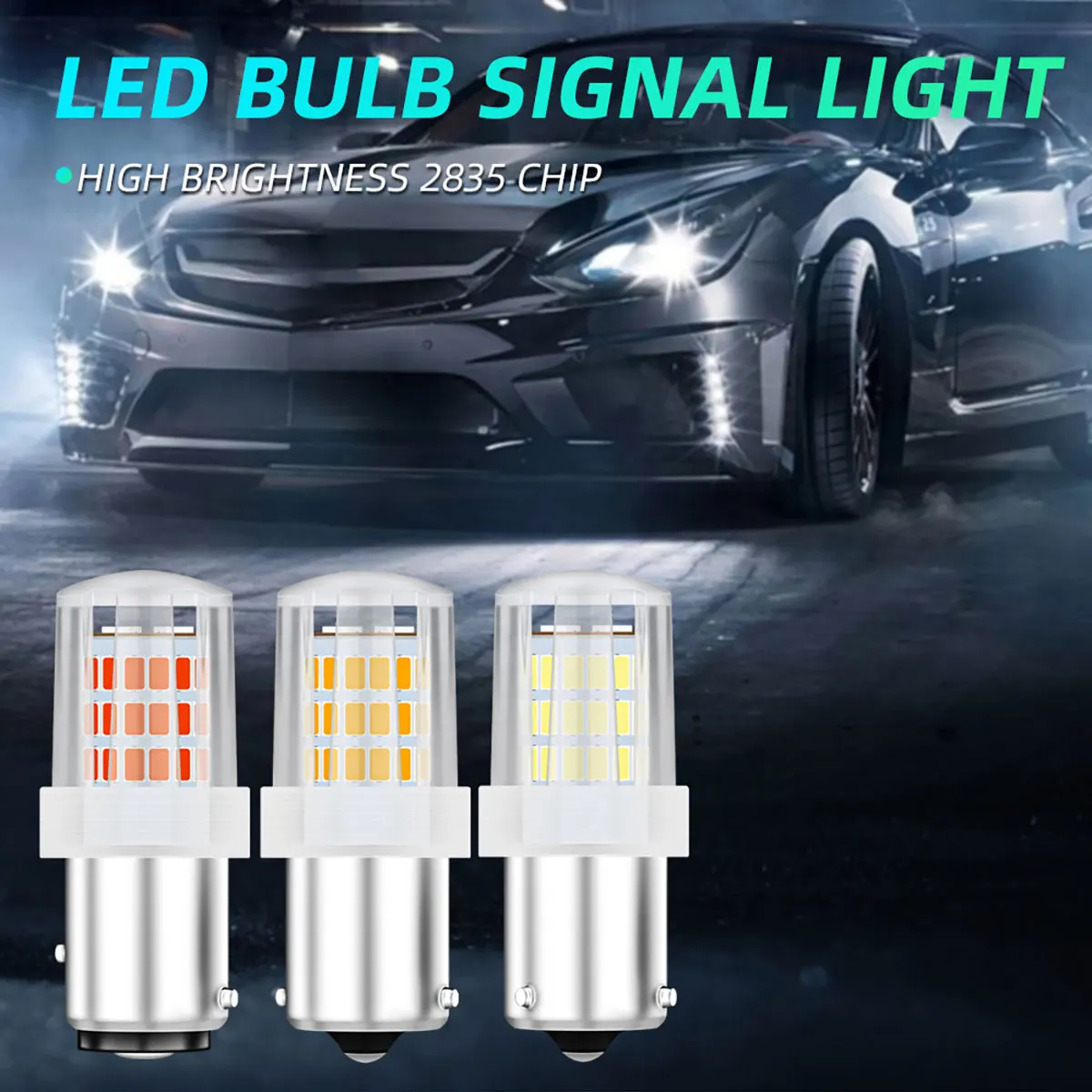 

KEVANLY 2PCS 1156 BA15S BAU15S 1157 BAY15D COB Canbus Turn Signal Light 12V 2835 39SMD 6000K Daytime Running Bulb Reverse Light