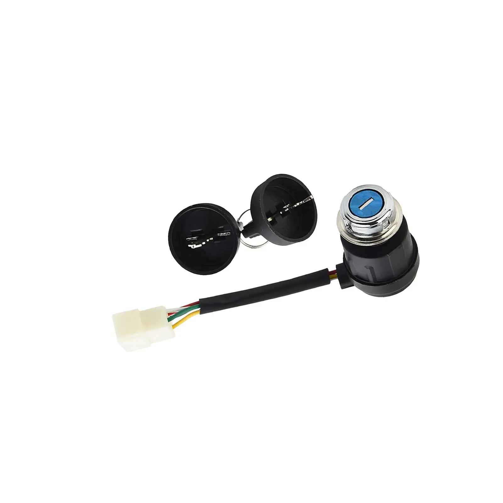 

Professional Ignition Key Switch Kit Metal Plastic Construction 2 Keys for Motorcycle ATV Buggy Go Kart