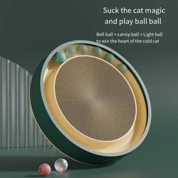 Round Cat Scratching Board Anti Cat Scratcher with Ball Pet Cat Toys Funny Sharpen Nails Scraper Can Replace Nest For Cats