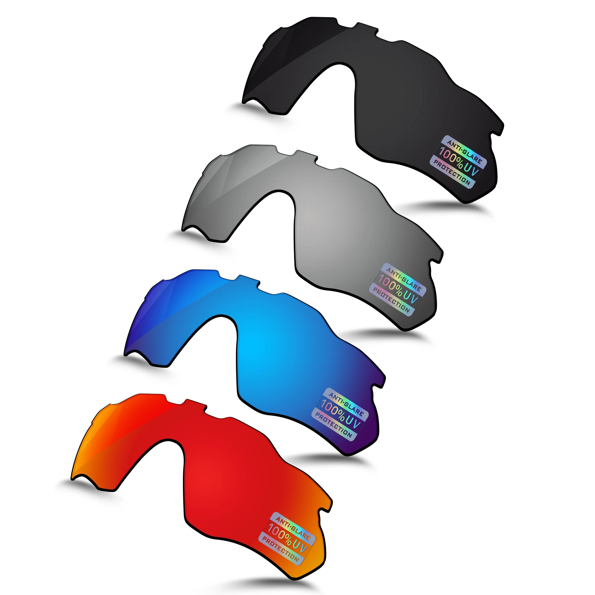 

MYCOURAG Replacement Lenses for OAKLEY Radar Pace OO9333 Sunglasses UV400 Protection Multi-Color Options