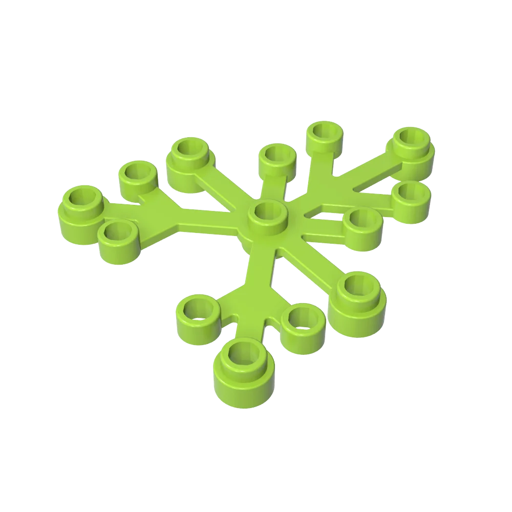 Gobricks Bausteine GDS-1437 Pflanzenblätter 6 x 5, kompatibel mit Lego 2417, DIY-pädagogisch für Kinder