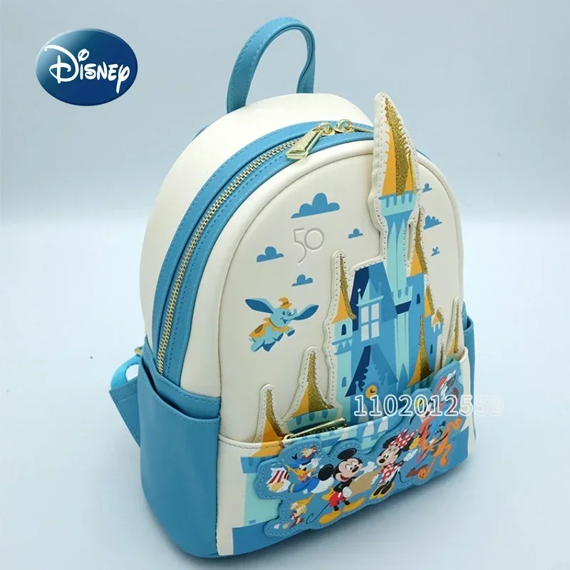 Disney Original Loungefly Backpack Luxury Brand Women\'s Mini Backpack Cartoon Women\'s Backpack Fashionable and High-quality