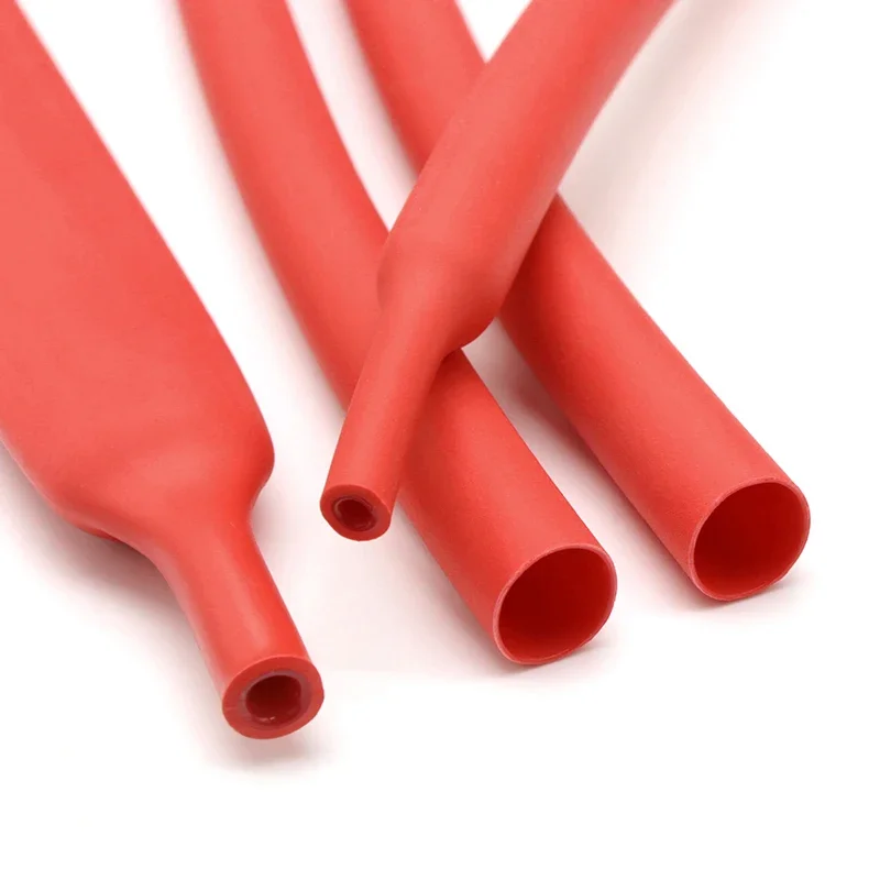 1/5/10/25/50M 4:1 Heat Shrink Tube with Glue Dual Wall Tubing Diameter 4 6 8 12 16 20 24 40 52 72mm Adhesive Lined Sleeve Wrap