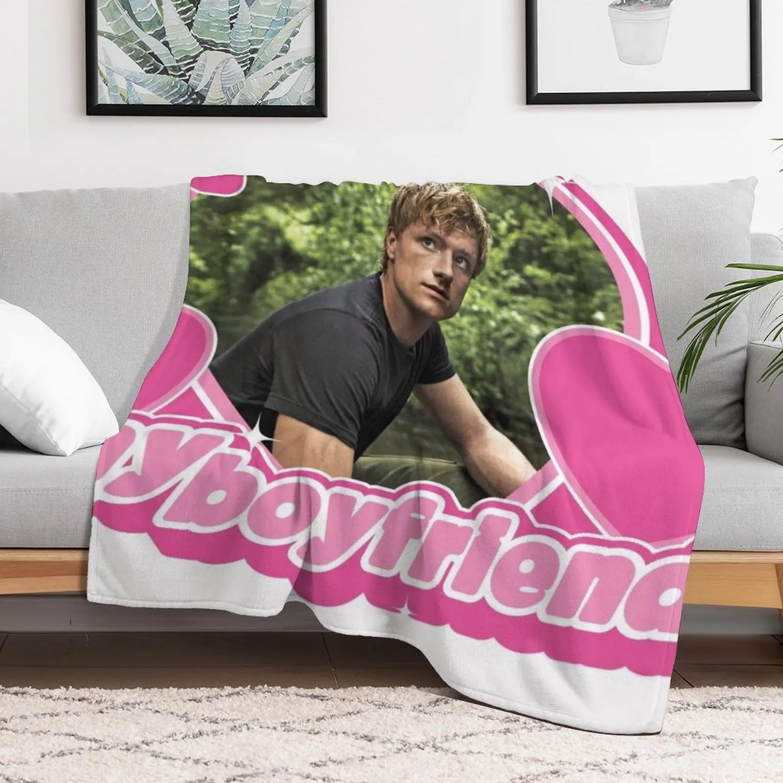 Peetaaa Boyfriend Throw Blanket