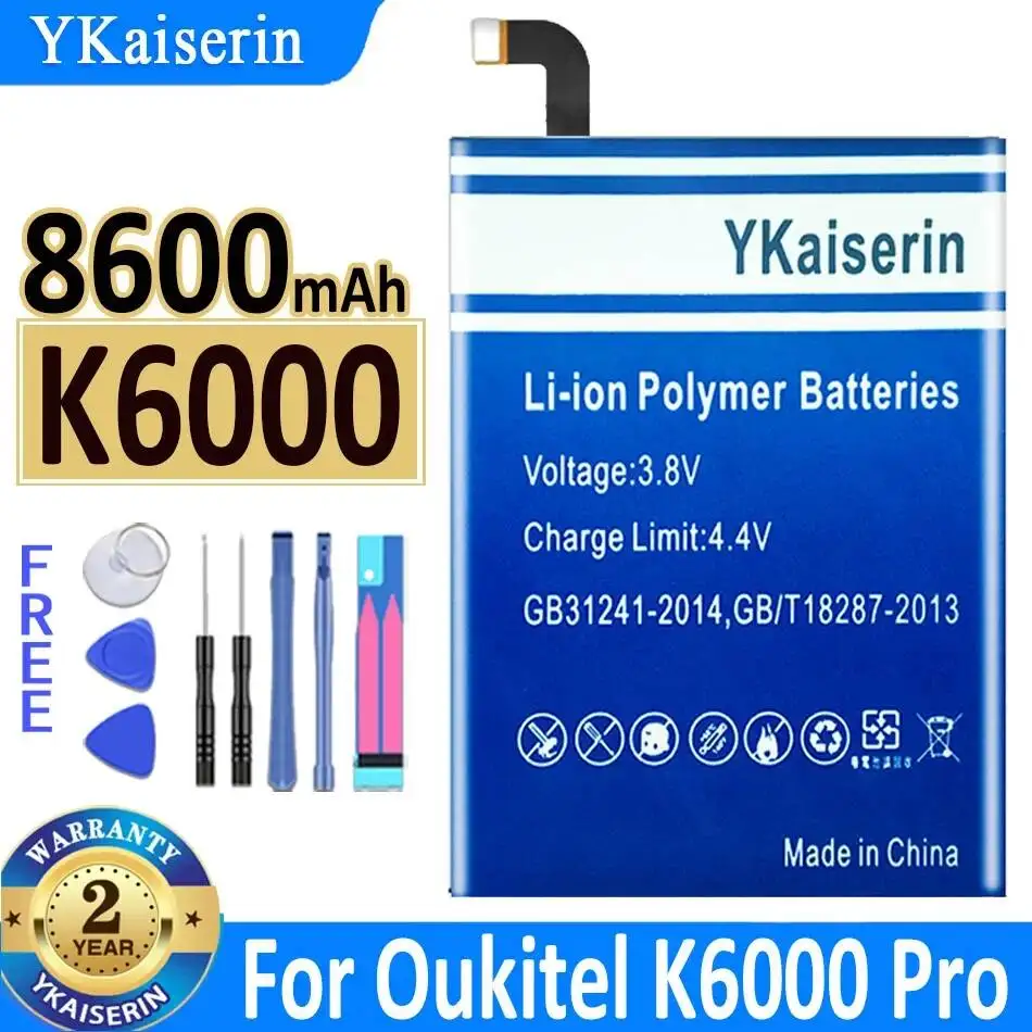 

8600mAh Reliable Replacement For Oukitel K6000 Pro Mobile Phone Battery