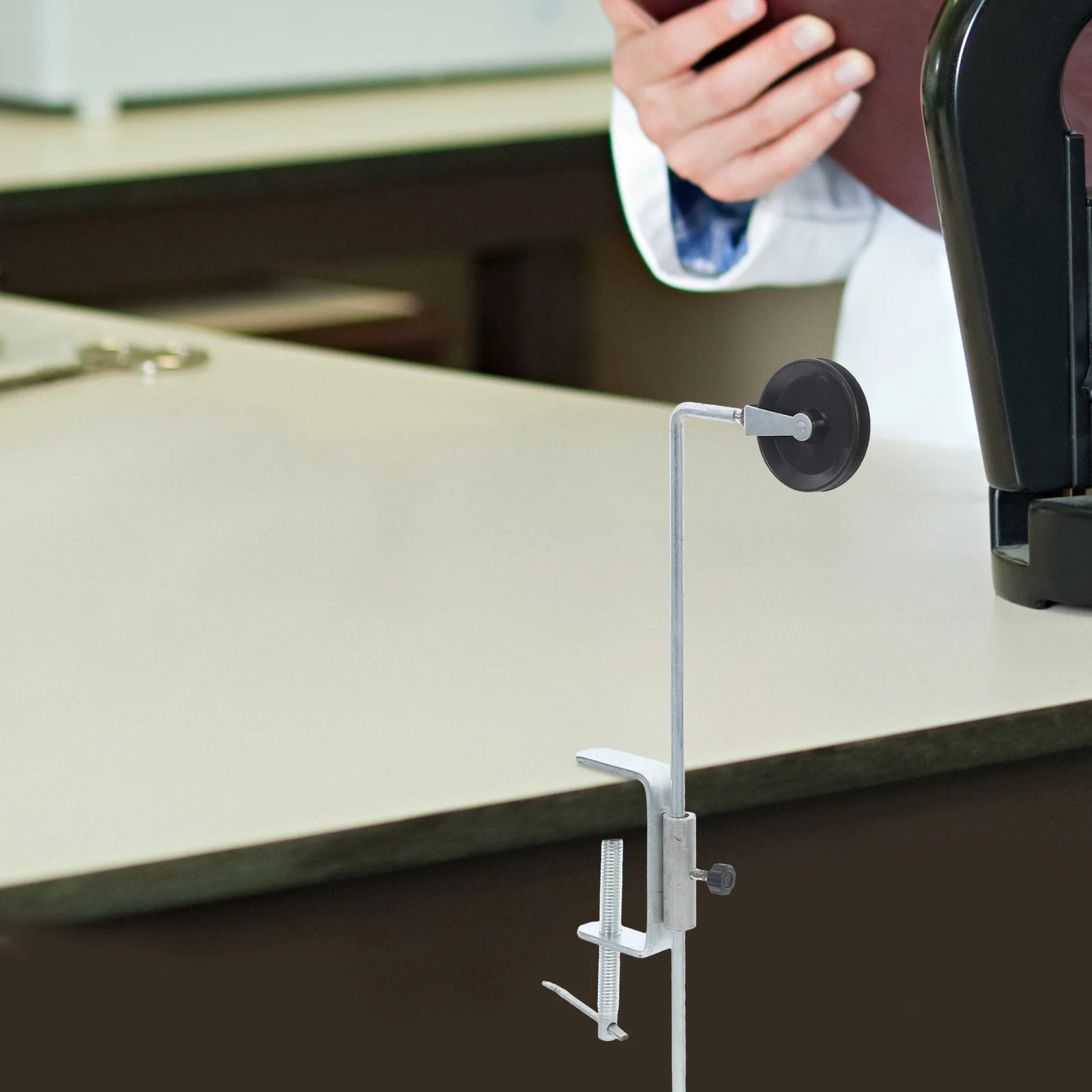 

1Set Pulley Block Fixed Pulley Table Edge Clamp Set Physics Experiment Equipment Physics Teaching Aid Science Learning Kit