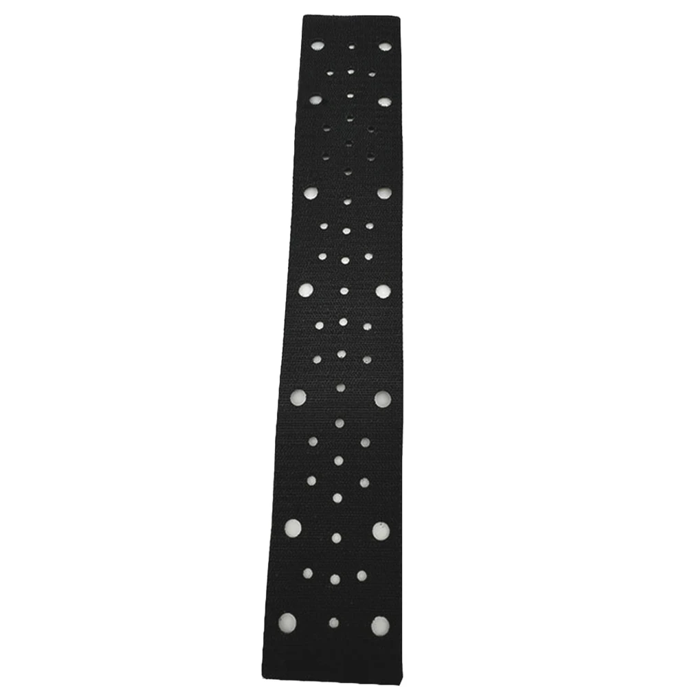 Interface Pad with Velour Material for Pneumatic Sander and Polisher Machines Providing Enhanced Abrasive Performance