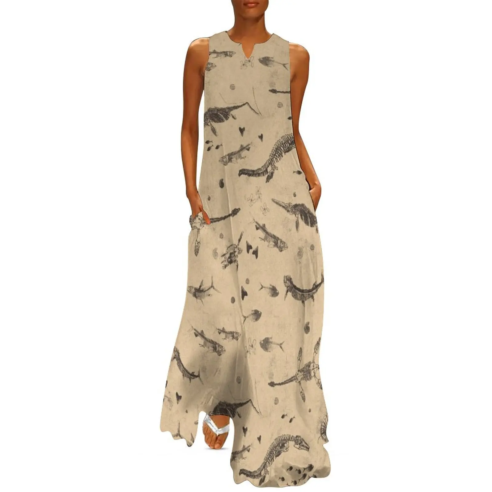 Creatures of the Western Interior Seaway Long Dress Long dresses Bride dresses Dress