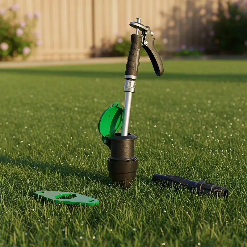 3/4 IN PE Water Valve Water Saving Leak Proof Durable 1/2/3PCS Set for Garden Yard Irrigation System