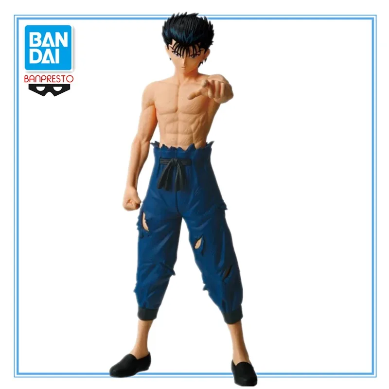 

In Stock Original BANDAI BANPRESTO YuYu Hakusho Yuusuke Urameshi Anime Character Model Collection Desktop Decoration Toys Gifts