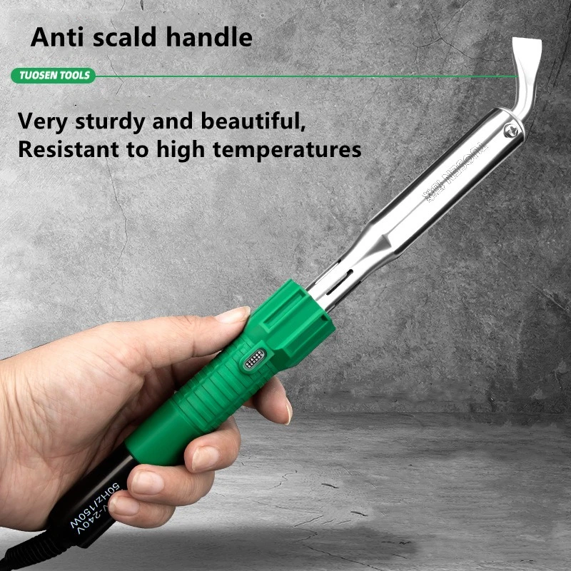 Tuosen الاتحاد الأوروبي/AS/الولايات المتحدة التوصيل 30/40/60/80/100/150 واط عالية الطاقة سبيكة لحام مع أشار شقة رئيس سبيكة لحام 200-240 فولت