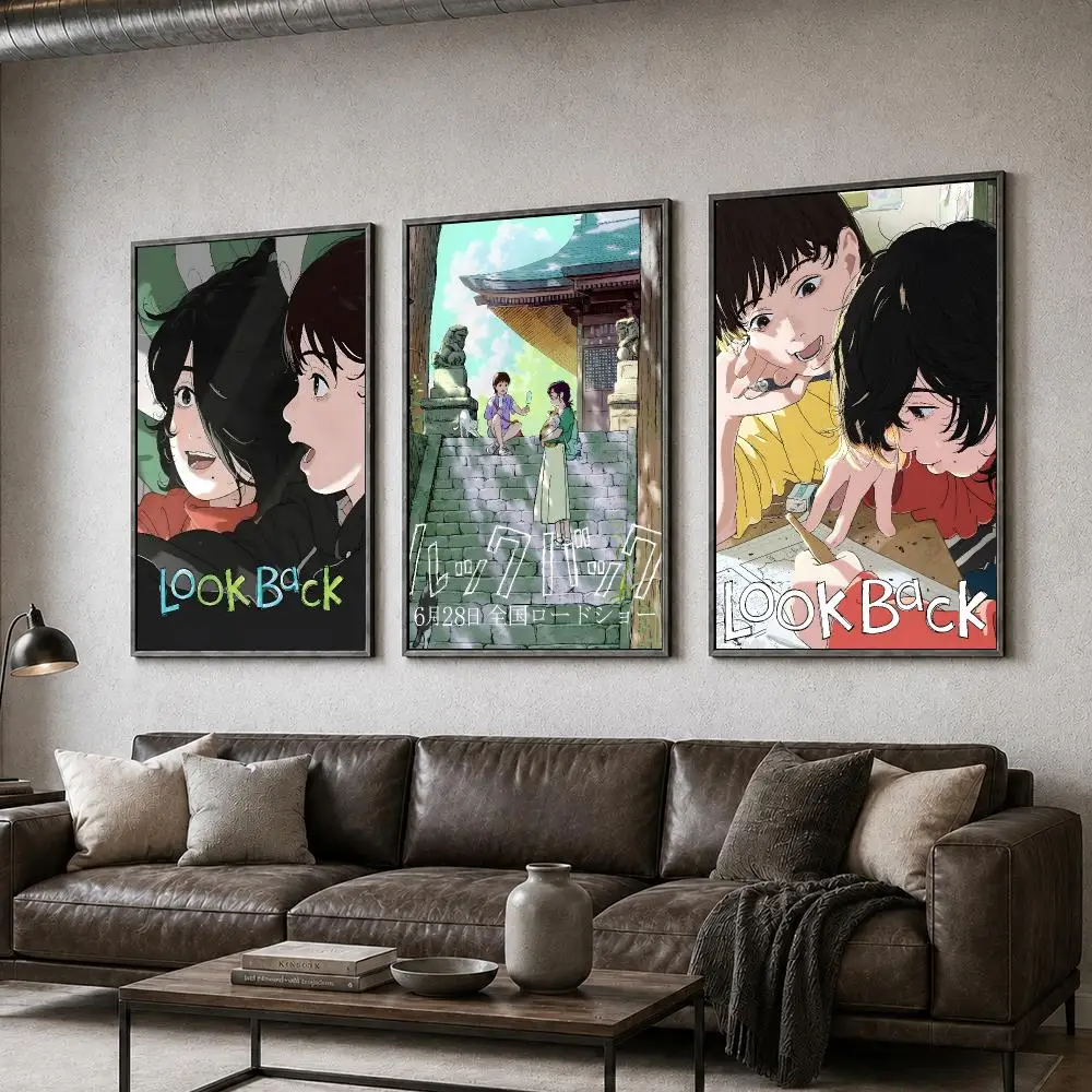 Anime Look Back Manga Fujimoto Japanese Poster  PP Self Adhesive Home Garage Dorm Bar Wall Decor Aesthetic Retro Gift