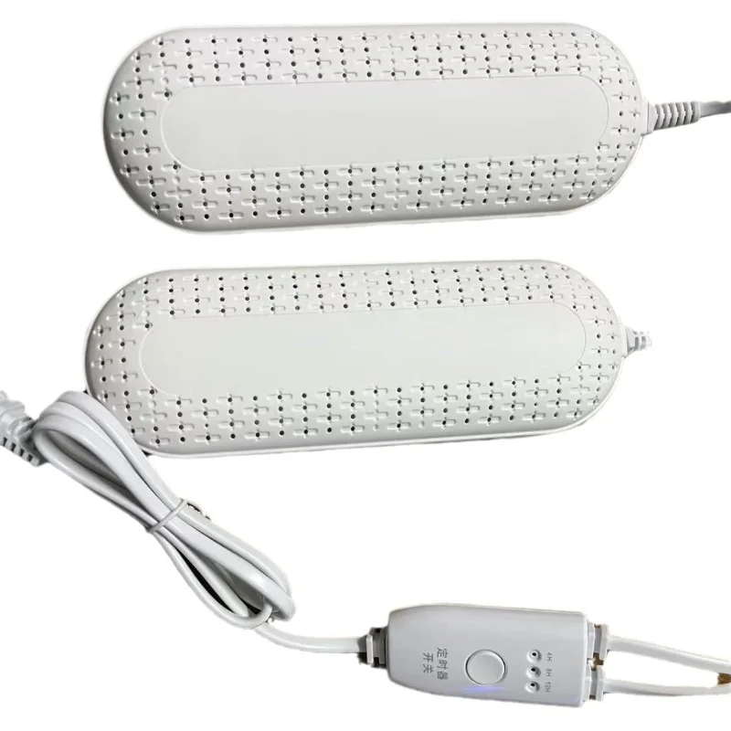 Secador de sapato elétrico aquecedor desodorizador desumidificador máquina de secagem de sapato cronometragem/telescópica/luz roxa inteligente secador de sapato compacto