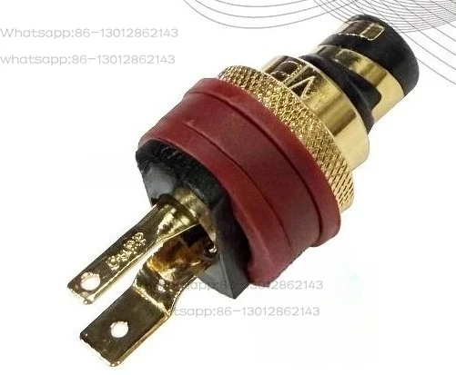 

2026 WBT-0210 Cu Ms RCA-разъем, гнездо RCA из чистой меди с позолотой, сигнальное гнездо типа «лотос»