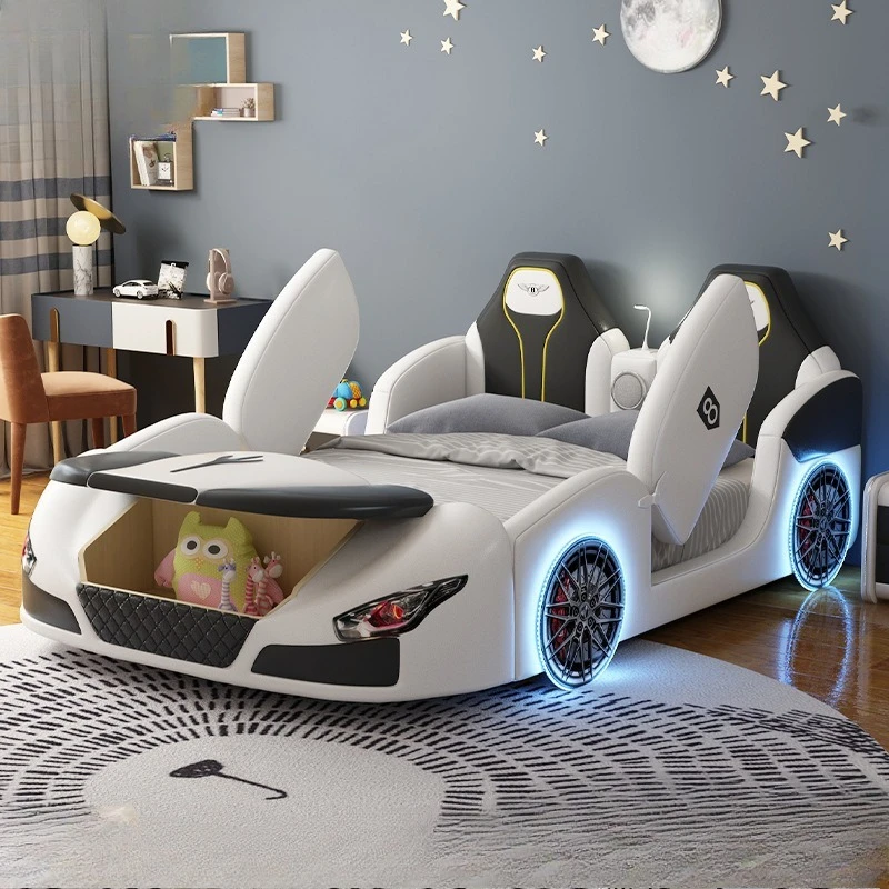 

Car bed, children's bed, boy sports car modeling racing bed