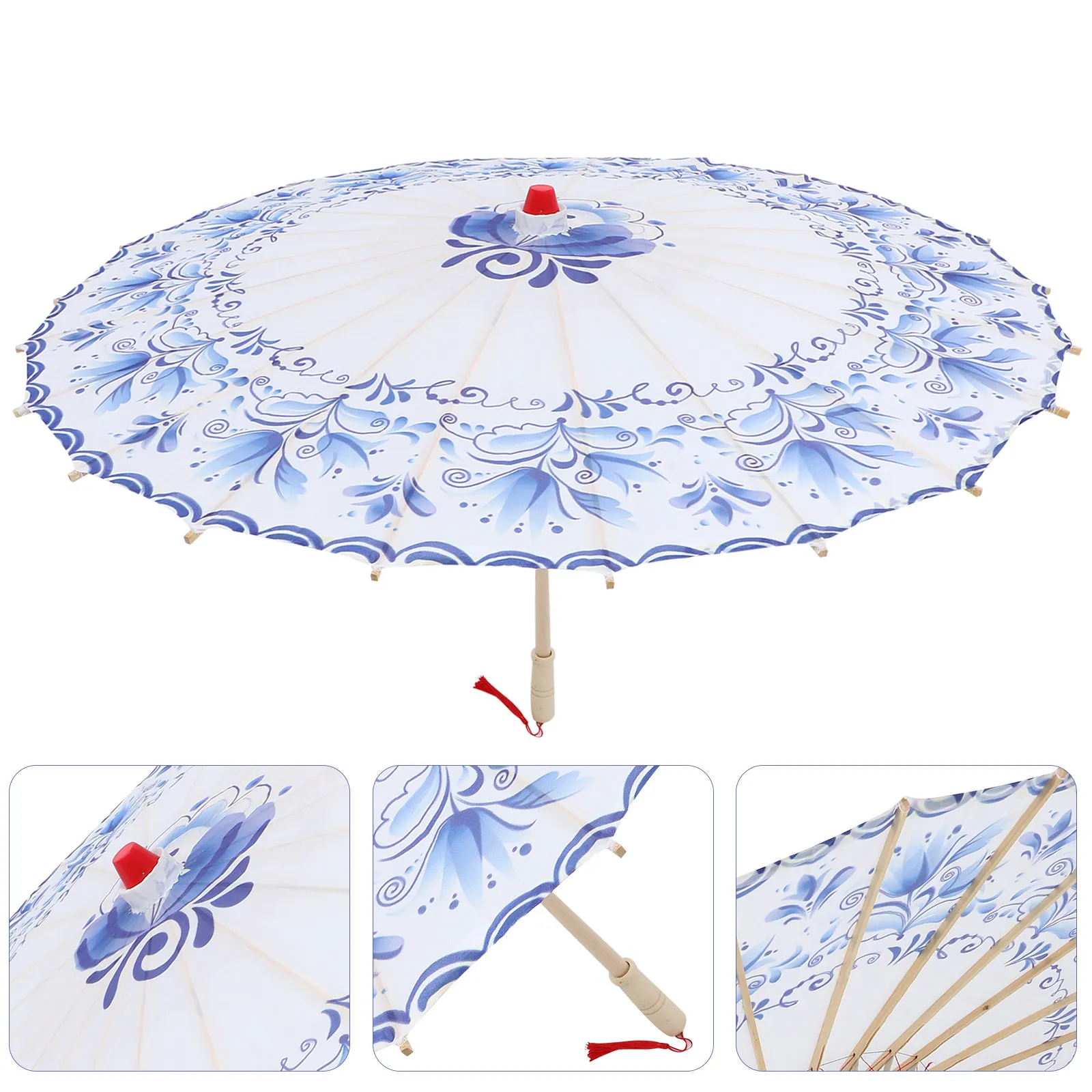

Chinese Oil Paper Umbrella Handheld Vintage Decorative Umbrella For Photography Wedding Dance Festival Outdoor Home Decor Props