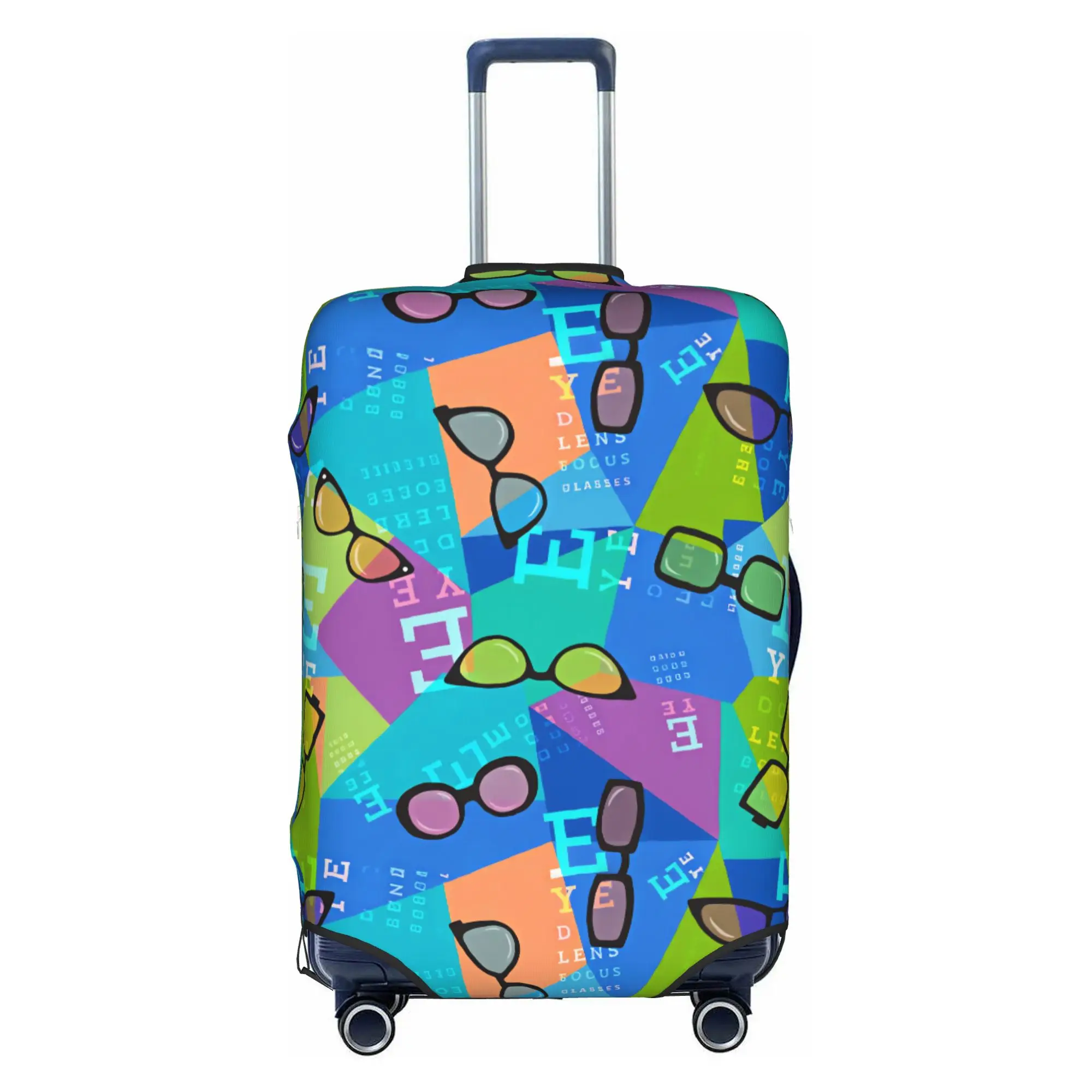 Eye Doc Optometrist Optician Luggage Cover Cute Suitcase Protector Covers Suit For 18-32 inch