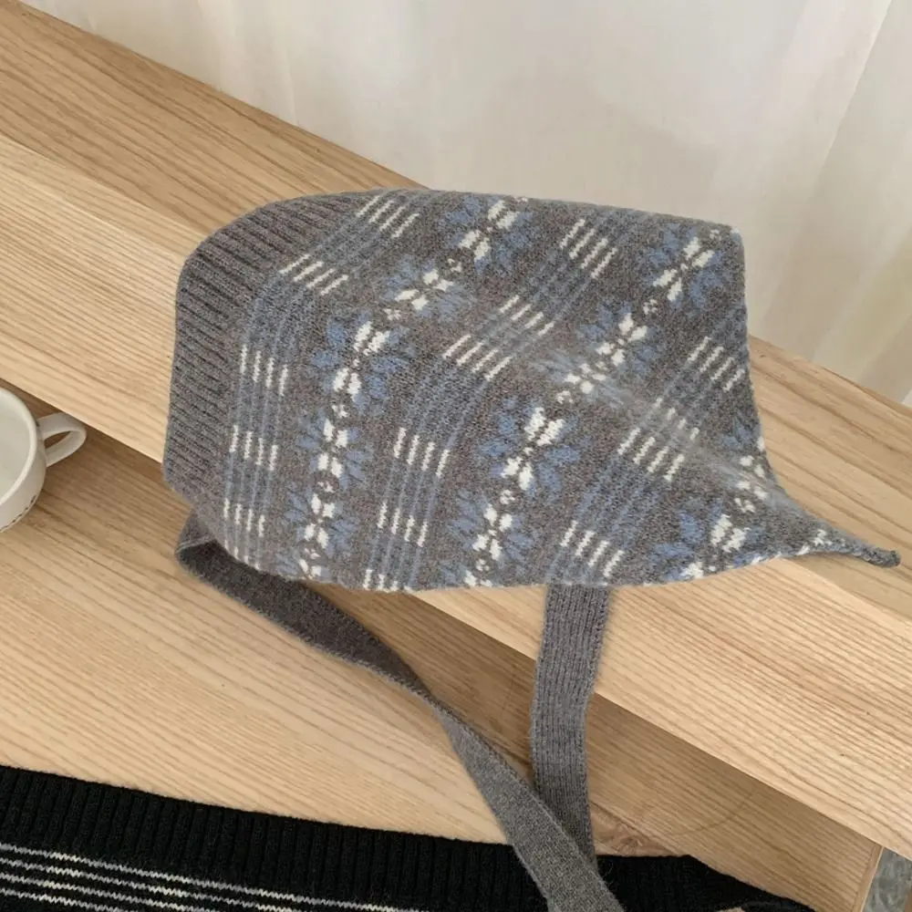 Foulard a triangolo lavorato a maglia con turbante bohémien retrò, grembiule vintage caldo, scialle stampato, fascia in vita stile etnico, streetwear