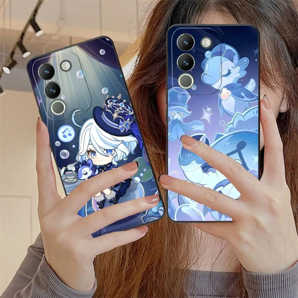 

Чехол для мобильного телефона Game GI Furina для VIVO Y77 76 75 74 73 72 58 56 55 51 50 38 36 Y19 Y18 Y03 Y01 5G с красочным принтом