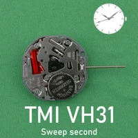 Movimiento TMI VH31 nuevo Japón VH31 movimiento Original SII/TMI VH31 movimiento de reloj 3 manecillas barrido segundo