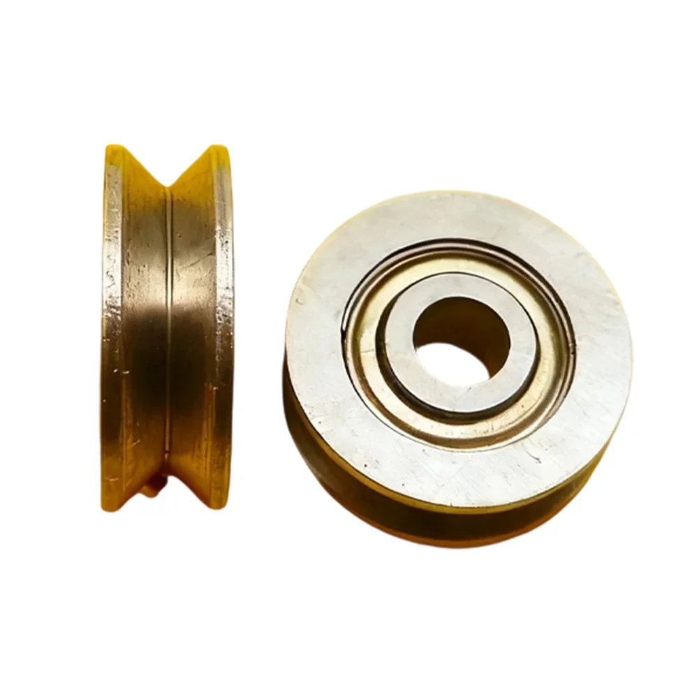 Photographic Equipment Track Pulley Bearing Round Bottom Bearing 3*12*4mm Sliding Rollers Carbon Steel Material