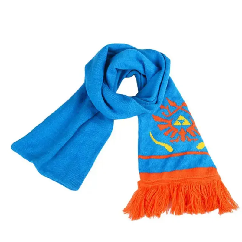 Kids Adult Link Scarf Anime Game The Legend Cosplay Of Zerda Costume Accessories Children Men Boys Neck Wrap Halloween Props