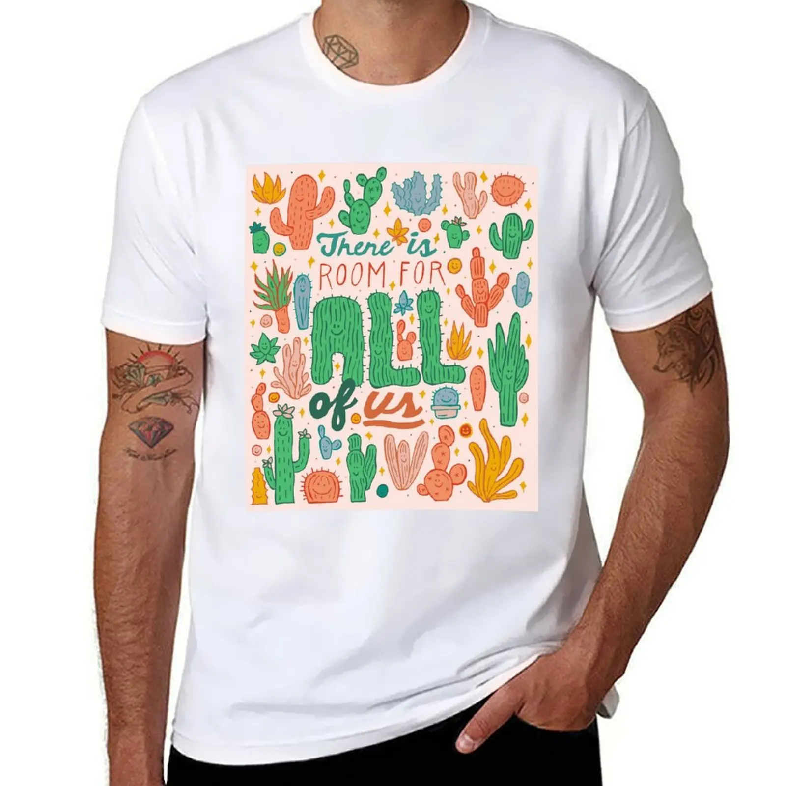 

Room for All T-Shirt t shirt men 100% cotton luxury brand cotton t shirts man 100% T-Shirt