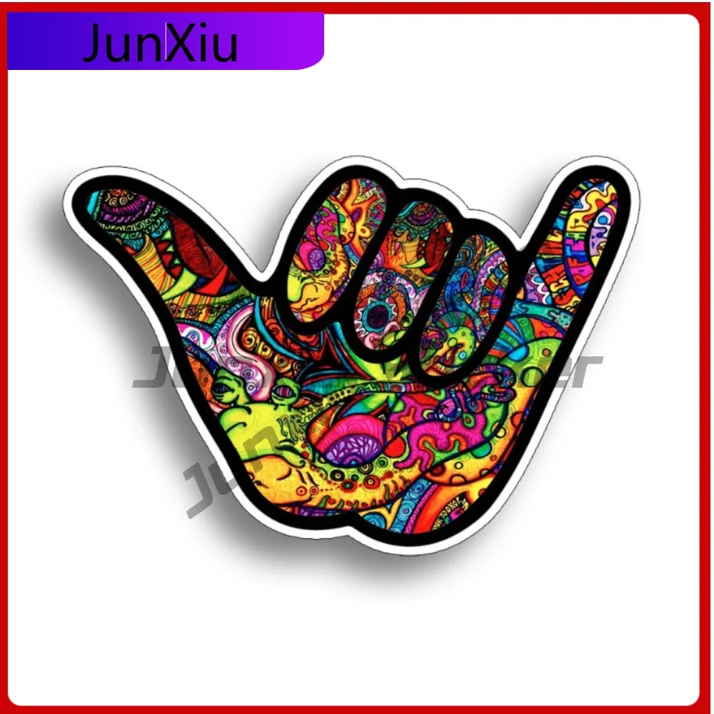 

Graffiti Hang Loose Sticker Surf Beach Ocean Cup Vehicle Decal Funny Waterproof Vinyl Decorati Car Laptop Window Bumper