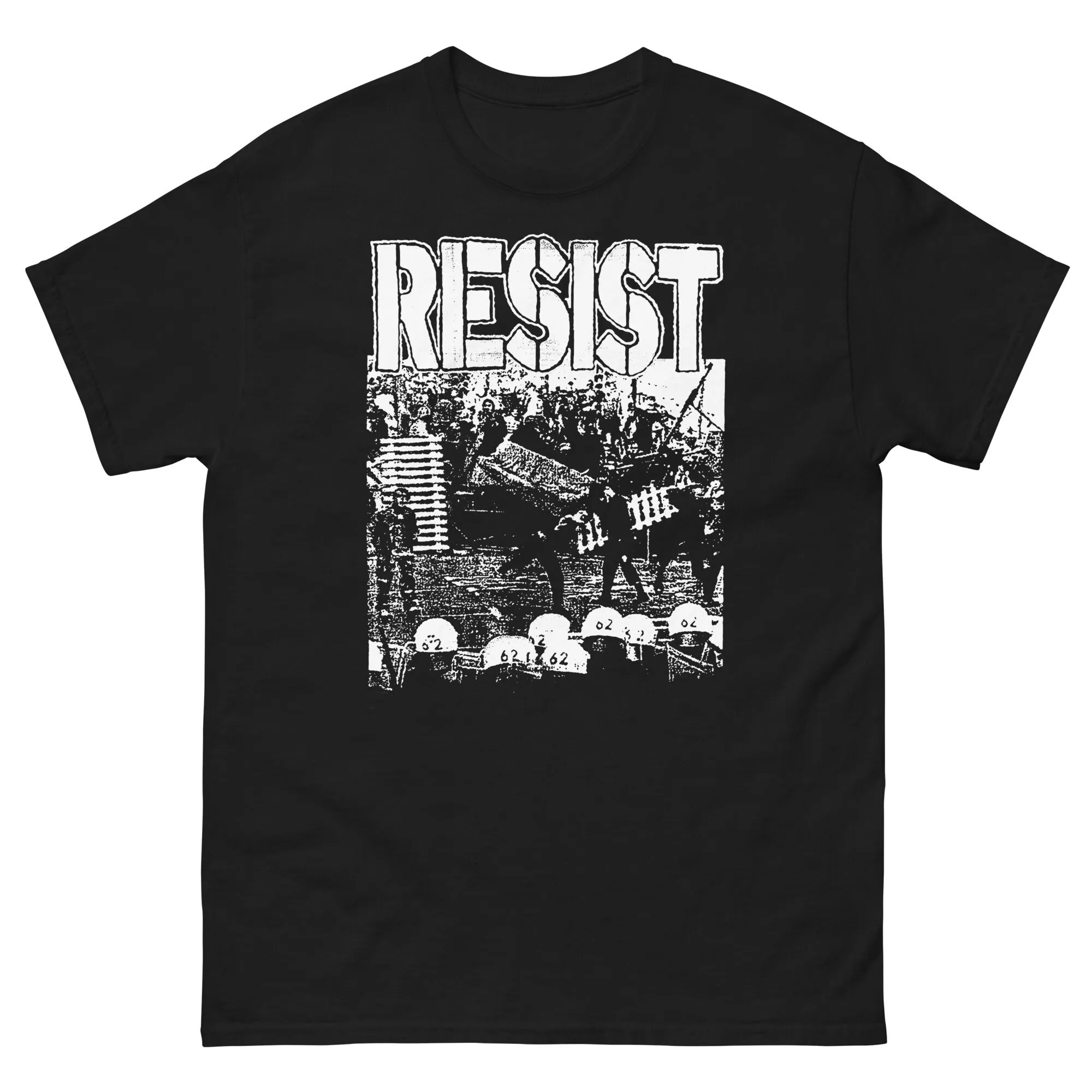 Tee de música rock clássico masculino