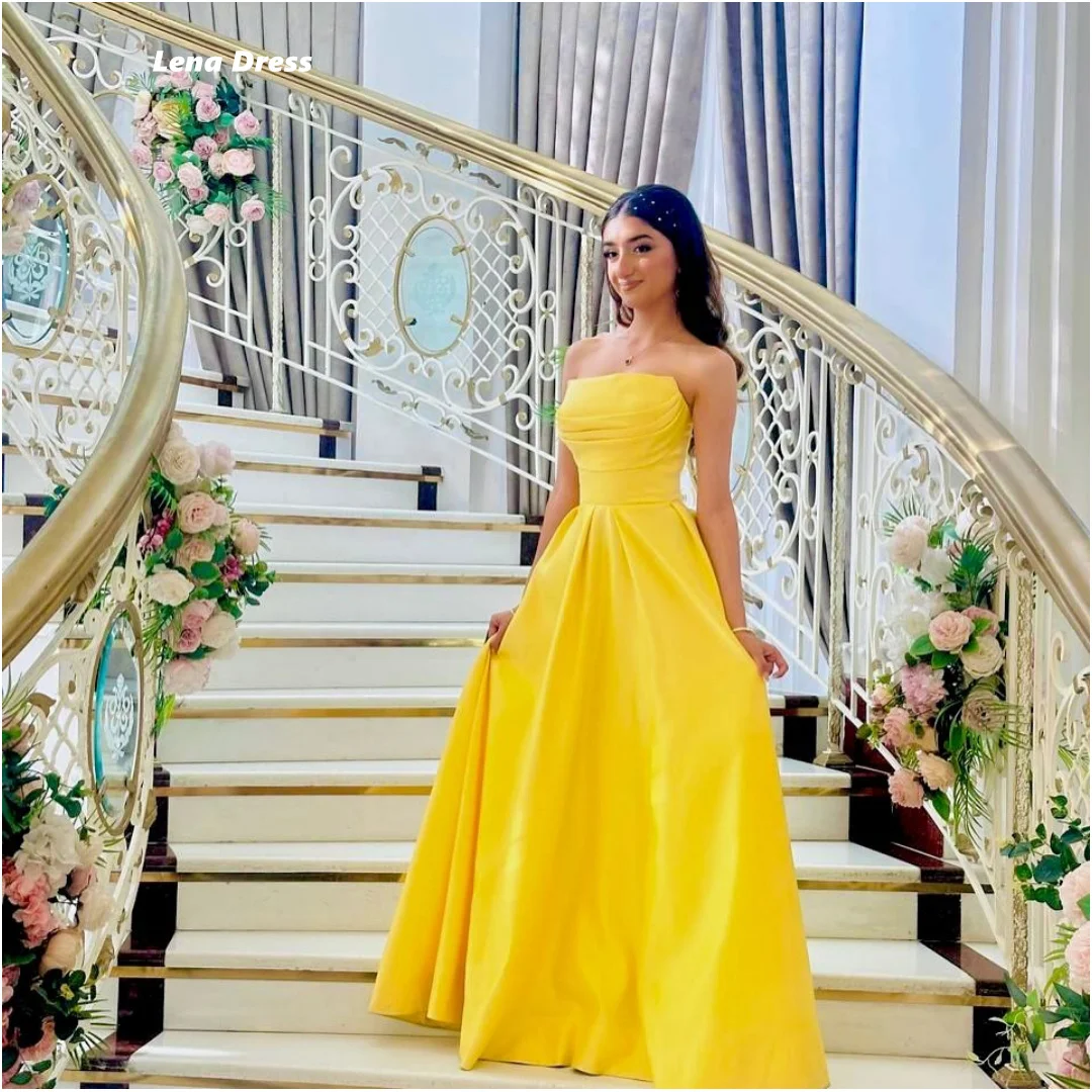 

Line A Evening Dresses Woman Elegant Women's Dresses for Wedding Party Dresses Luxury 2025 Satin Sleeveless Women's Prom Dress