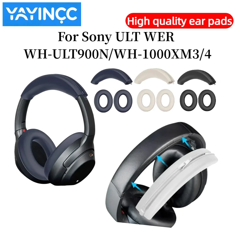 

Silicone Protective Cover,Headbeam Cover,Anti drop and Anti scratch Suitable for Sony ULT WER WH-ULT900N/WH-1000XM3/4 Headphone
