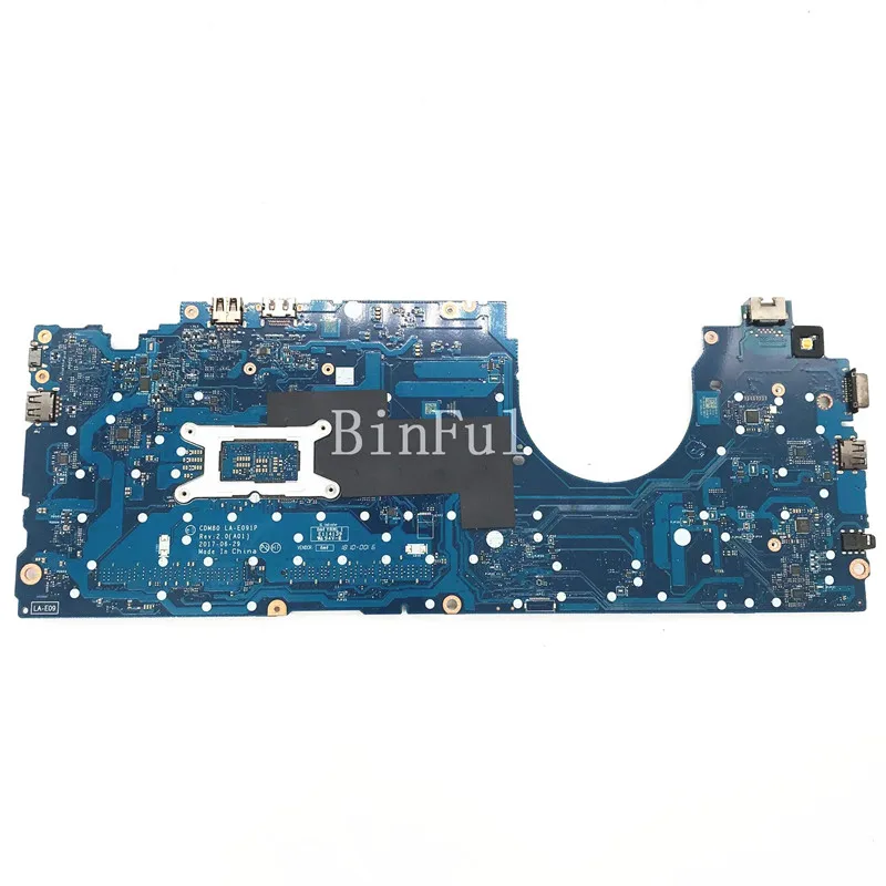 CN-08VMCW 08VMCW 8VMCW Mainboard For Dell 5580 Laptop Motherboard CDM80 LA-E091P With SR2EY I5-6200U CPU 100% Full Tested Good