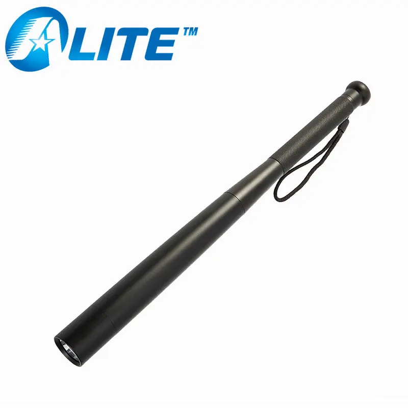 

TMWT Black Baseball Bat Lights LED Flashlight AA Battery 800 Lumens Super Bright Baton Torch for Emergency Self Defense