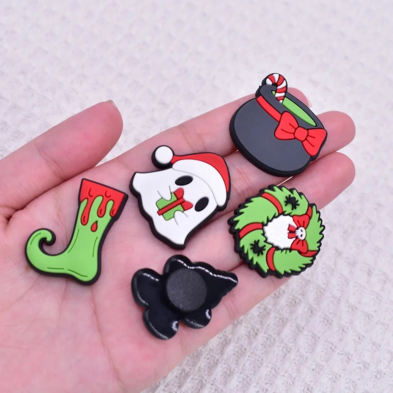14-98 шт., подвески для обуви на Рождество и Хэллоуин, аксессуары для рукоделия «сделай сам», подвески для обуви Jibbitz типа для Crocs, подарки для детей и взрослых