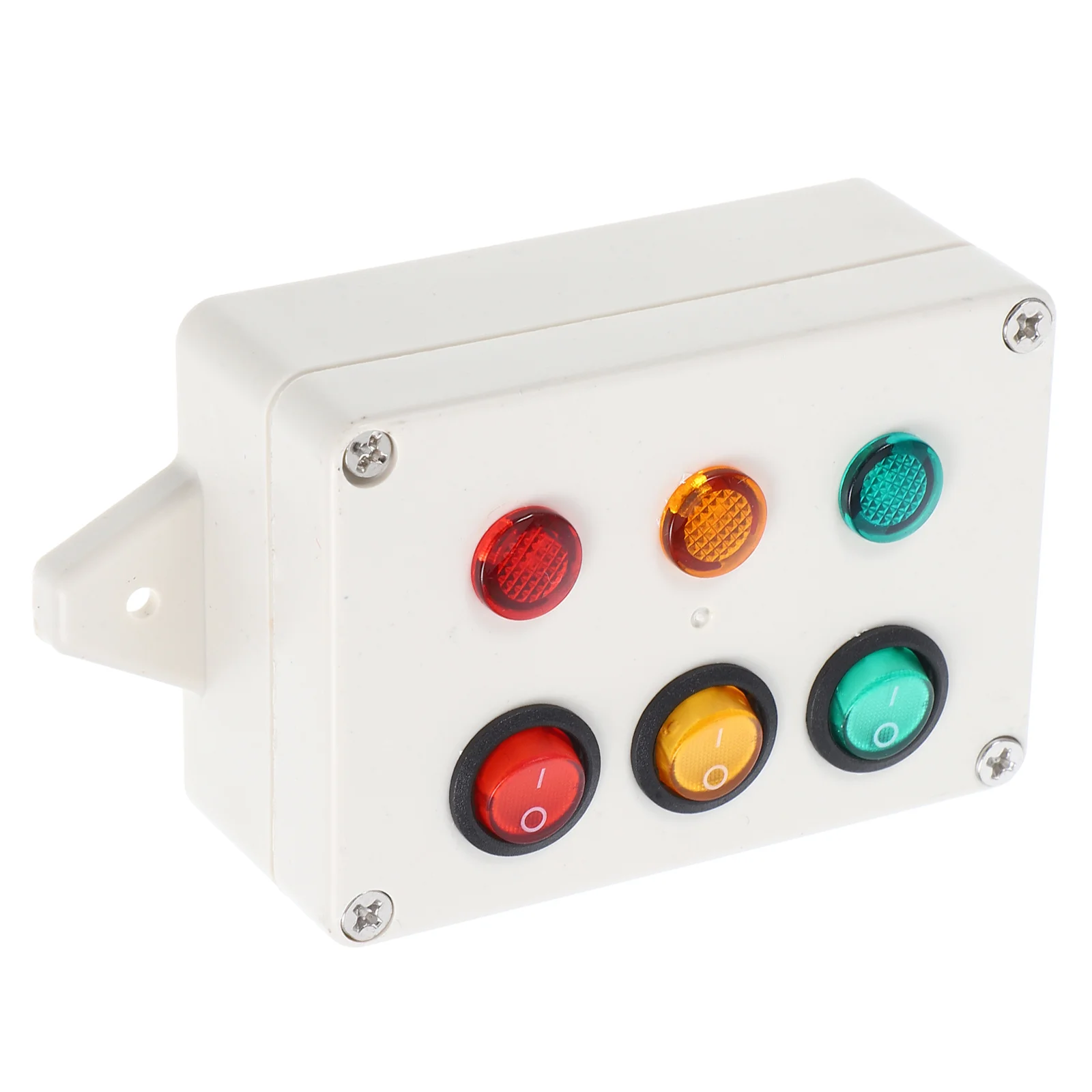 Toddmomy 1 Zestaw Tablicy Manipulacyjnej LED dla Maluchów Interaktywna Zabawka Montessori Trójkolorowa Lampka Drogowa Gra Wczesnoedukacyjna Rozwijająca Koordynację