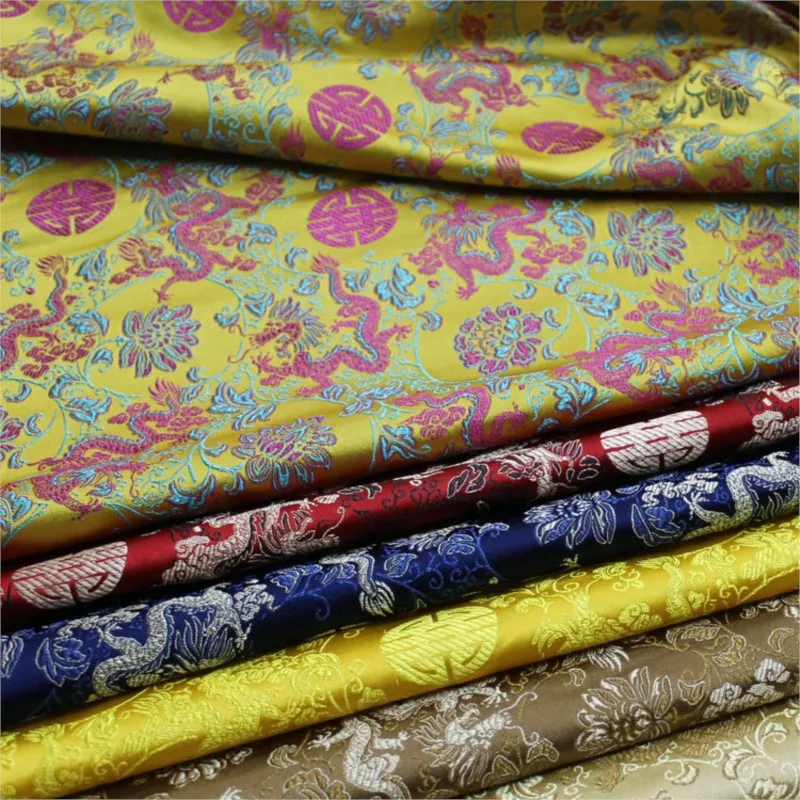

Ancient costume cheongsam jacquard brocade silk decoration handcrafted cushions throw pillows dragon pattern fabric