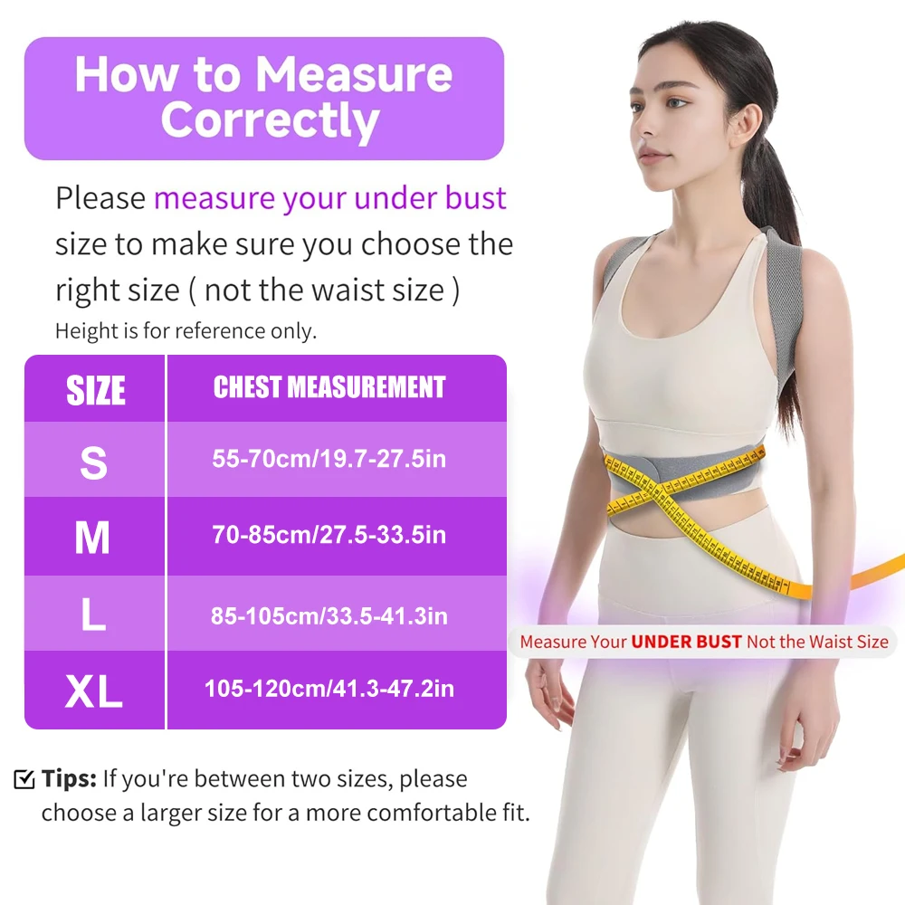 

1 шт., корректор осанки для верхней части спины для женщин и мужчин, выпрямитель для спины, корректор осанки для мужчин, поддержка плеч и шеи