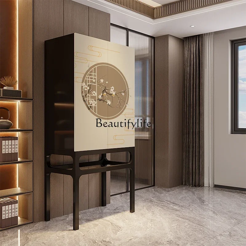 

Z.Chinese Style Chest of Drawers Solid Wood Storage Multi-Layer Storage Light Luxury and Simplicity Modern